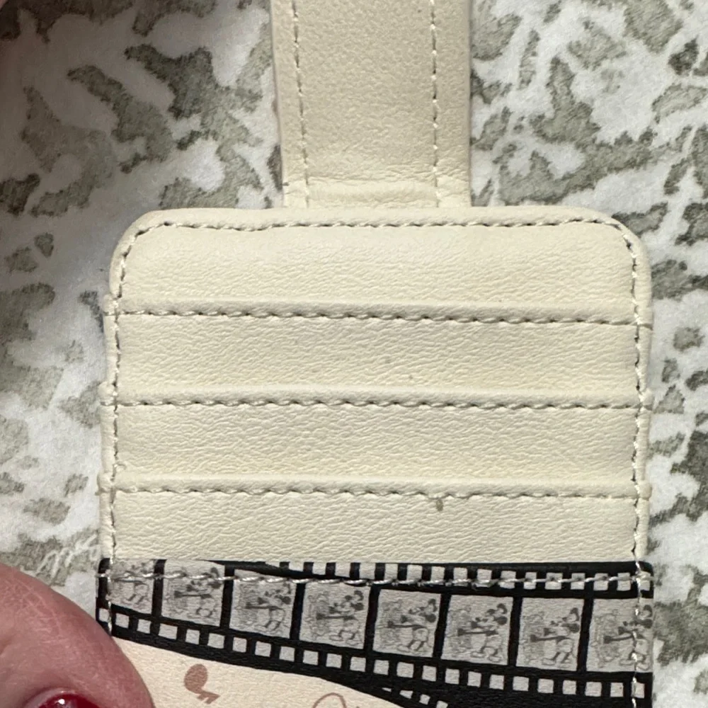 Loungefly Black and White Mickey Mouse Card Holder - Picture 5 of 9